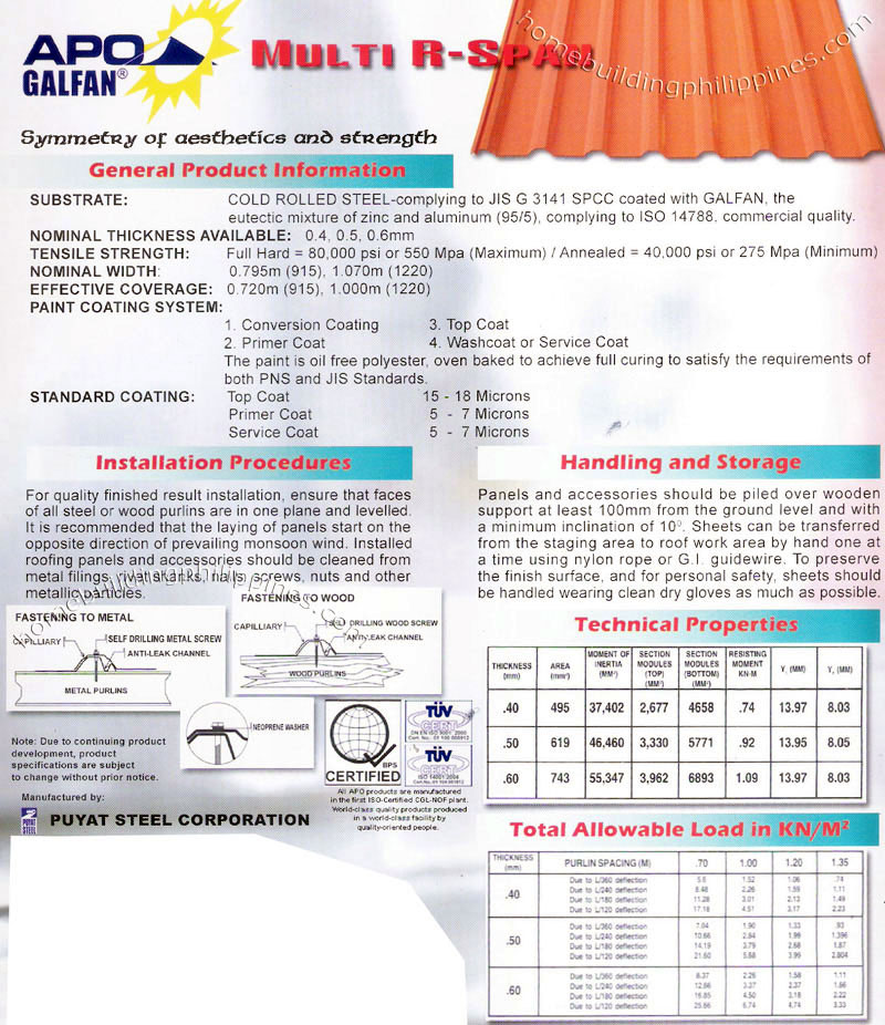 Apo Galfan Multi R Span