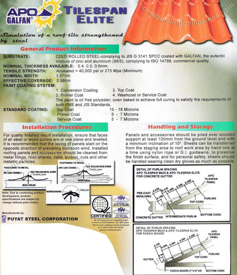 Apo Galfan Tilespan Elite