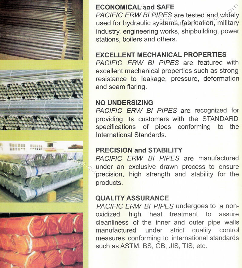 Advantages of Pacific ERW Pipes
