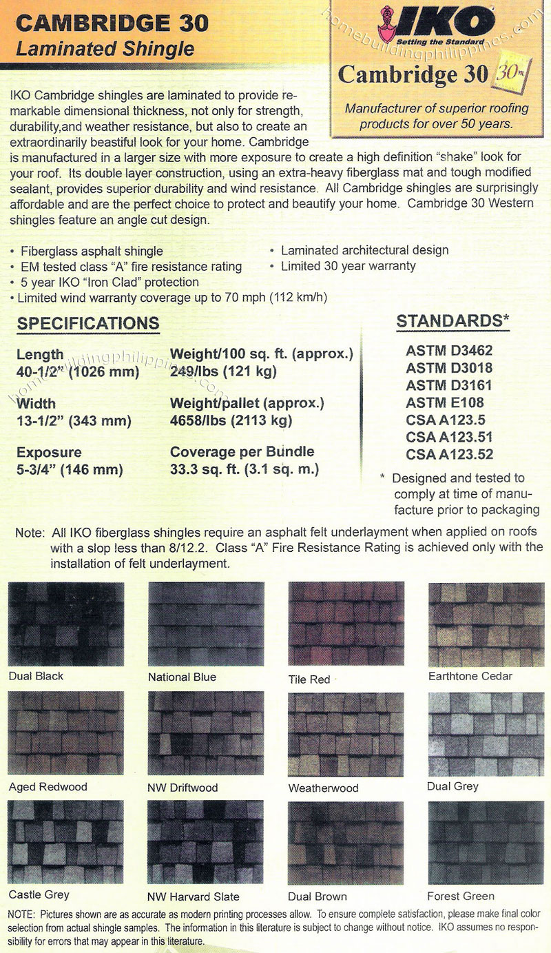 Laminated Shingle