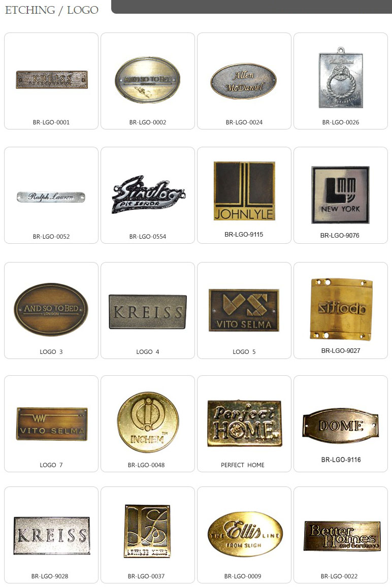 Brass Metal Logo Etching Philippines