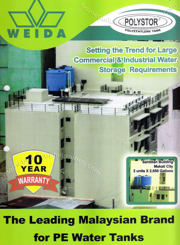 polystor polyethylene tank commercial industrial water storage
