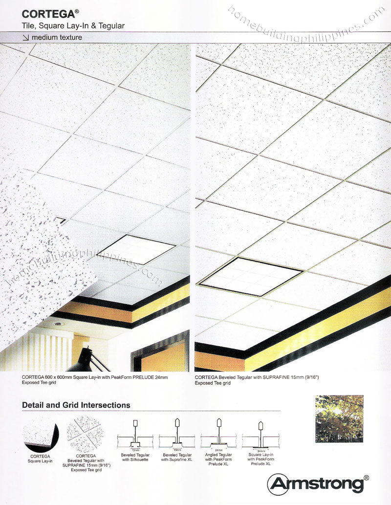 Armstrong Commercial Ceiling Mineral Fiber Cortega Philippines