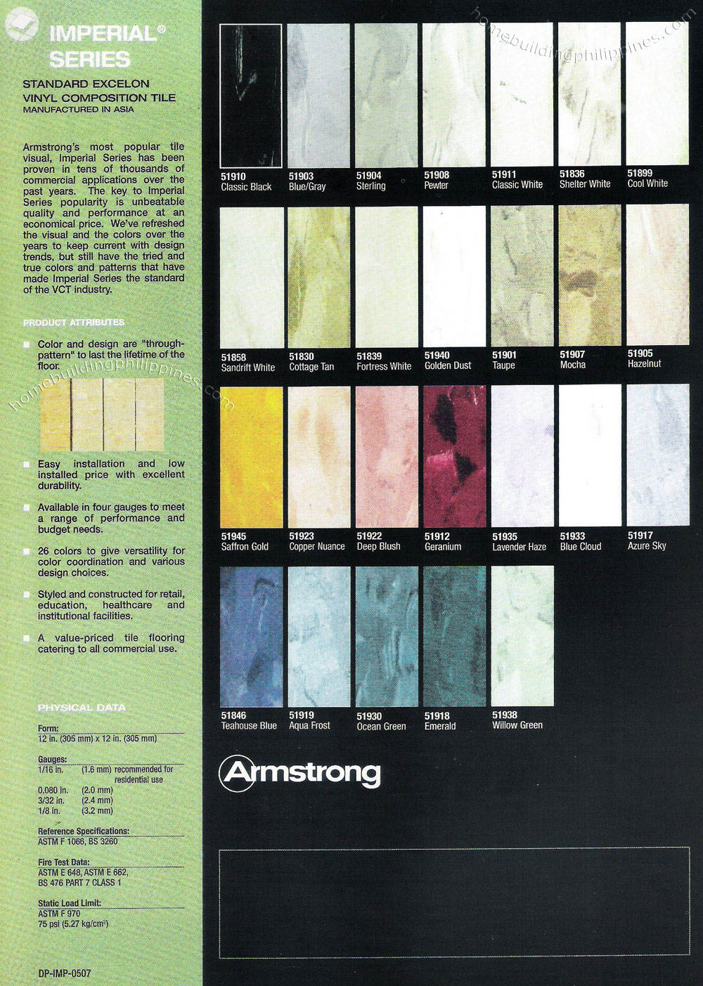 armstrong commercial flooring vinyl composition tile excelon standard