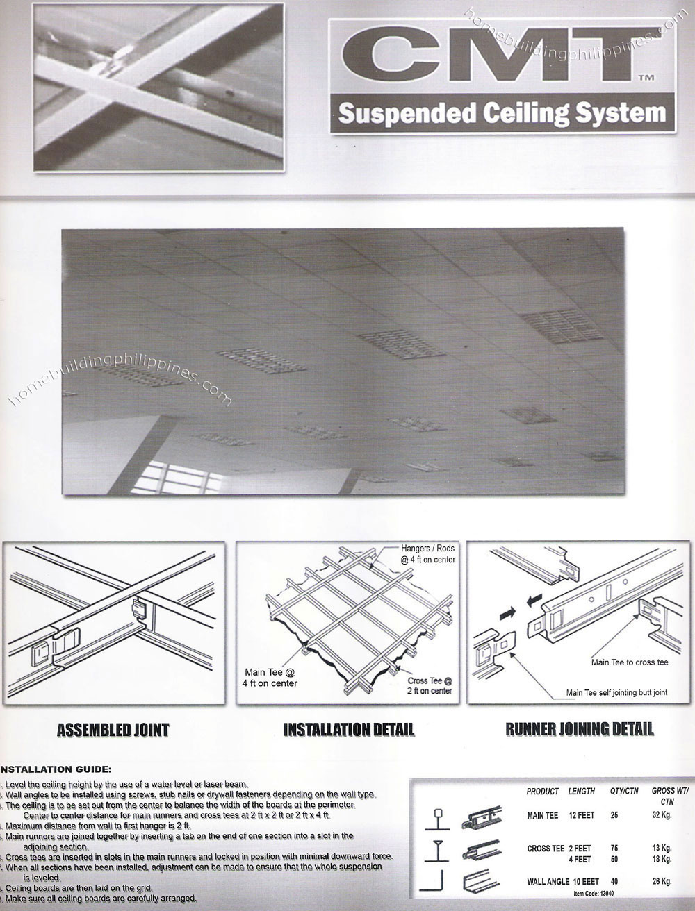 Cmt Suspended Ceiling System Philippines