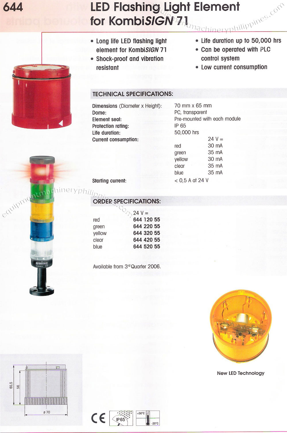 Werma LED Flashing Light Element