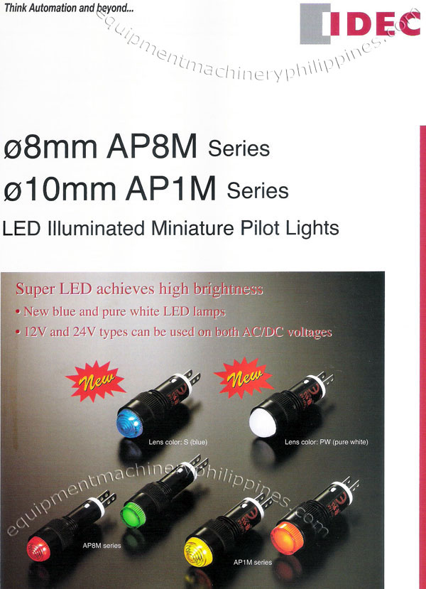 IDEC LED Illuminated Miniature Pilot Lights