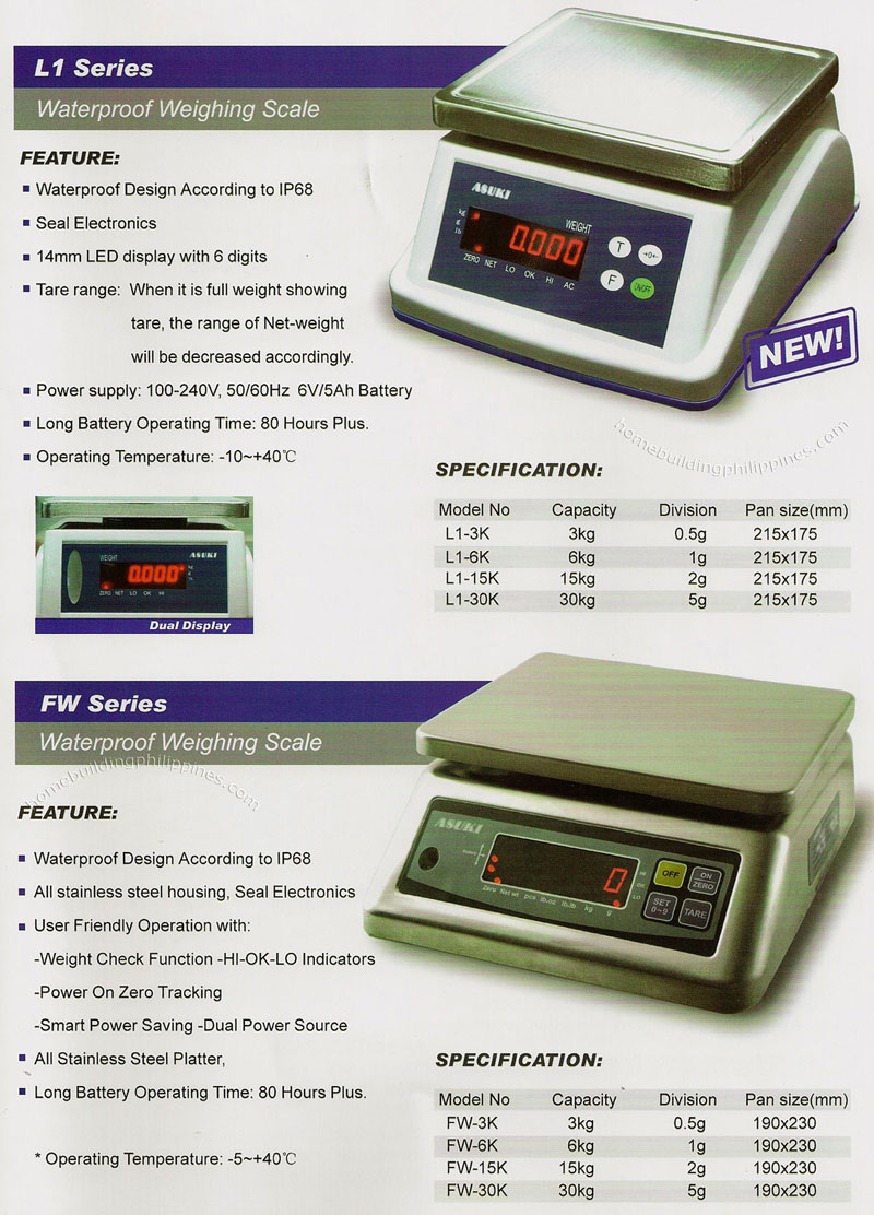 Asuki Waterproof Weighing Scale Philippines Asuki Waterproof Weighing Scale