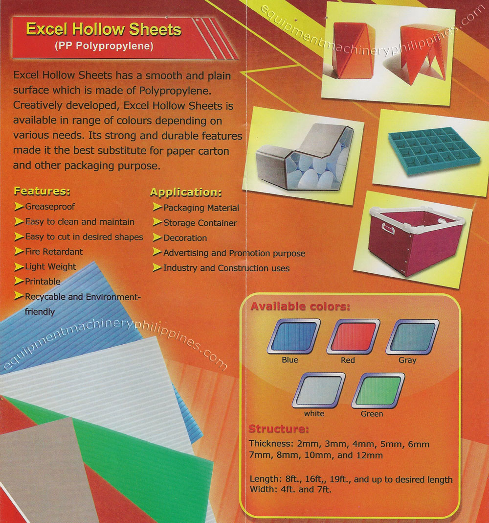 Excel Polypropylene Hollow Sheet