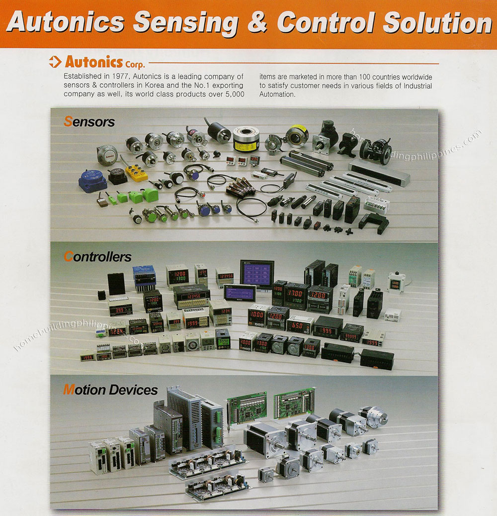 About Autonics Sensors, Controllers, Motion Devices