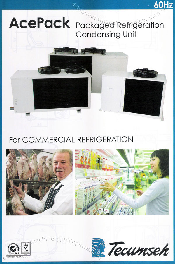 Tecumseh Packaged Refrigeration Condensing Unit For Commercial Refrigeration