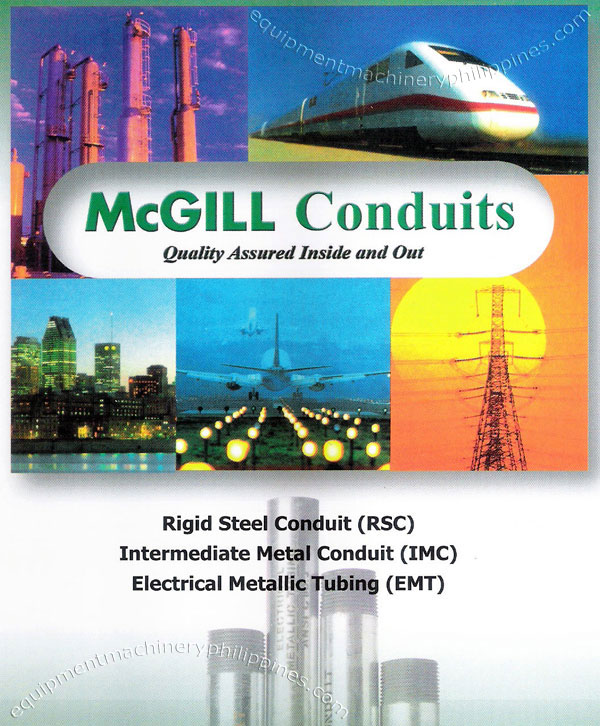 McGill Conduits, Rigid Steel Conduit, Intermediate Metal Conduit, Electrical Metallic Tubing