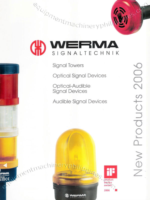 Werma Signal Towers, Optical Signal Devices, Optical Audible Signal Devices, Audible Signal Devices