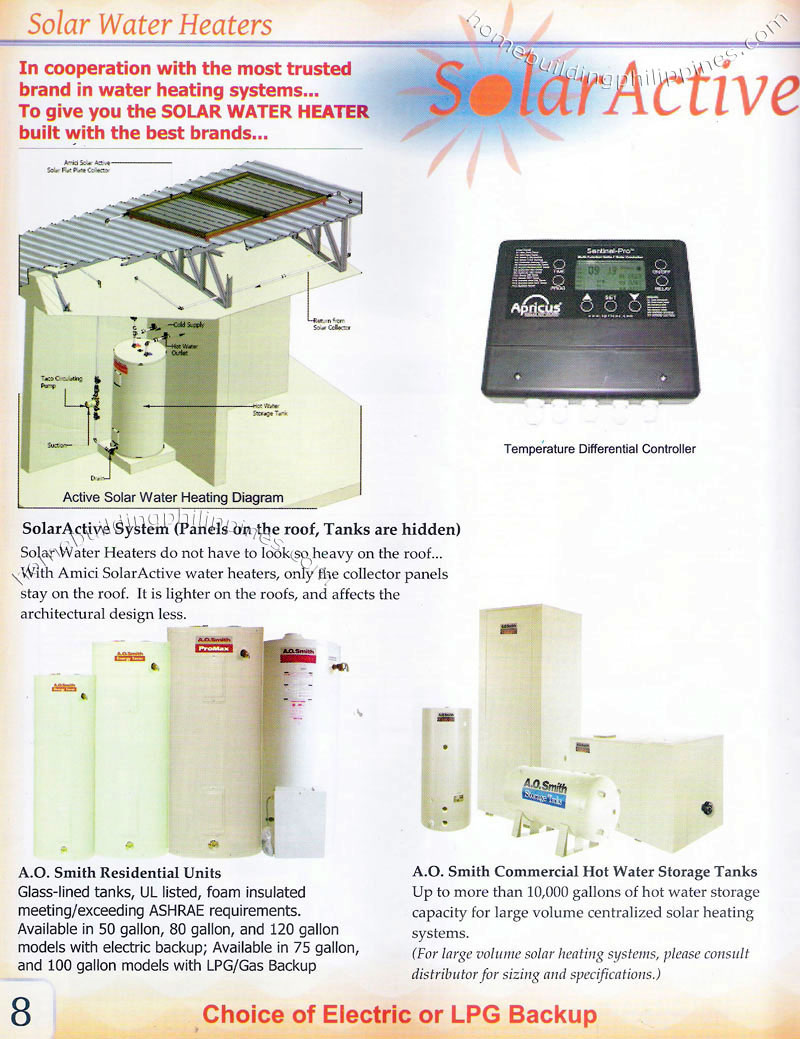 solaractive solar water heaters