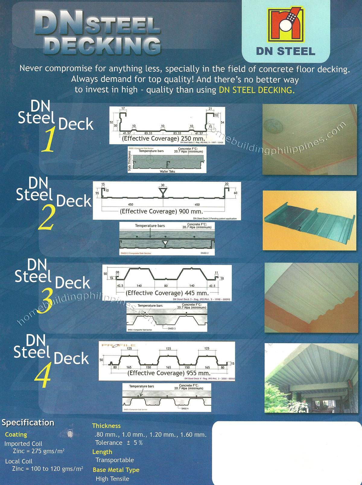 DN Steel Decking Philippines