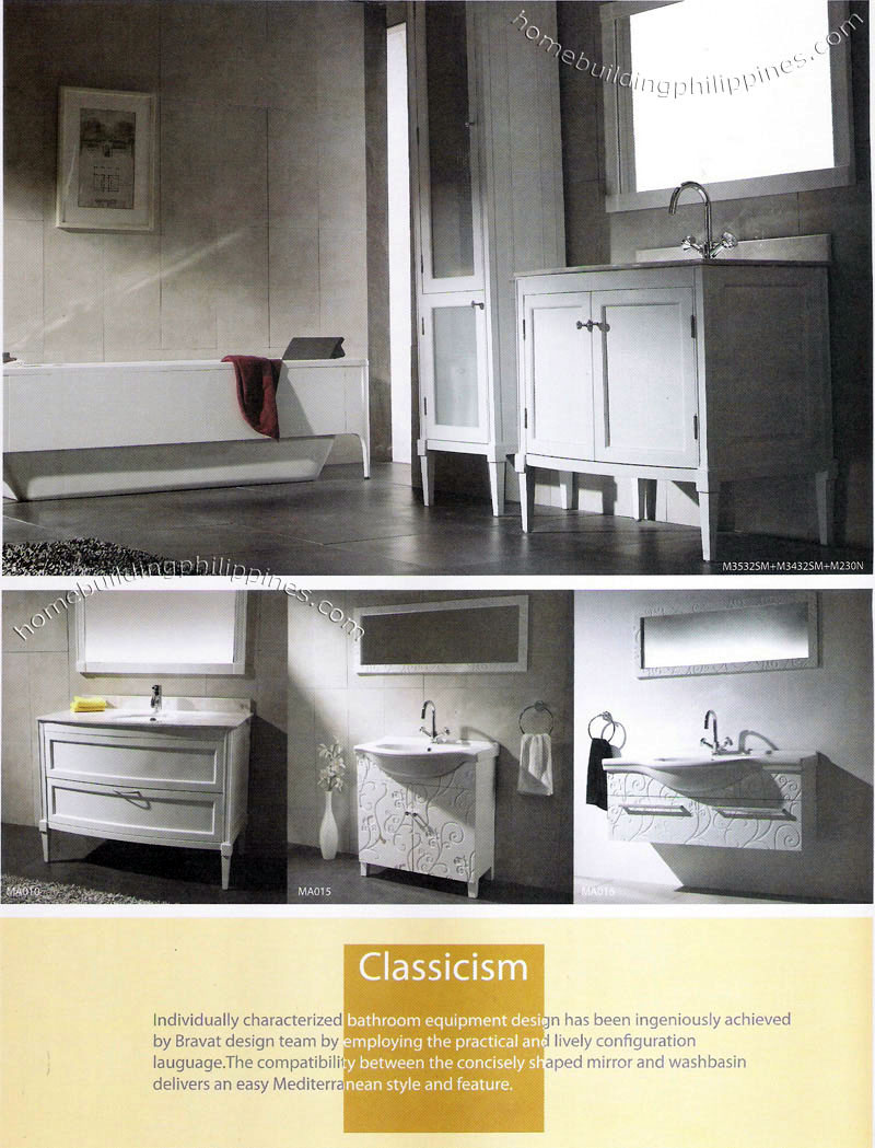 Classicism Mirror & Washbasin