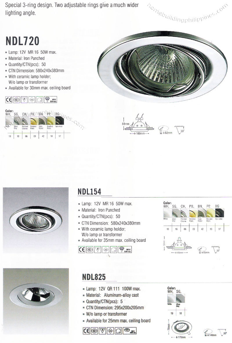 Contemporary Light Fixtures Commercial Residential Lighting Halogen Downlight