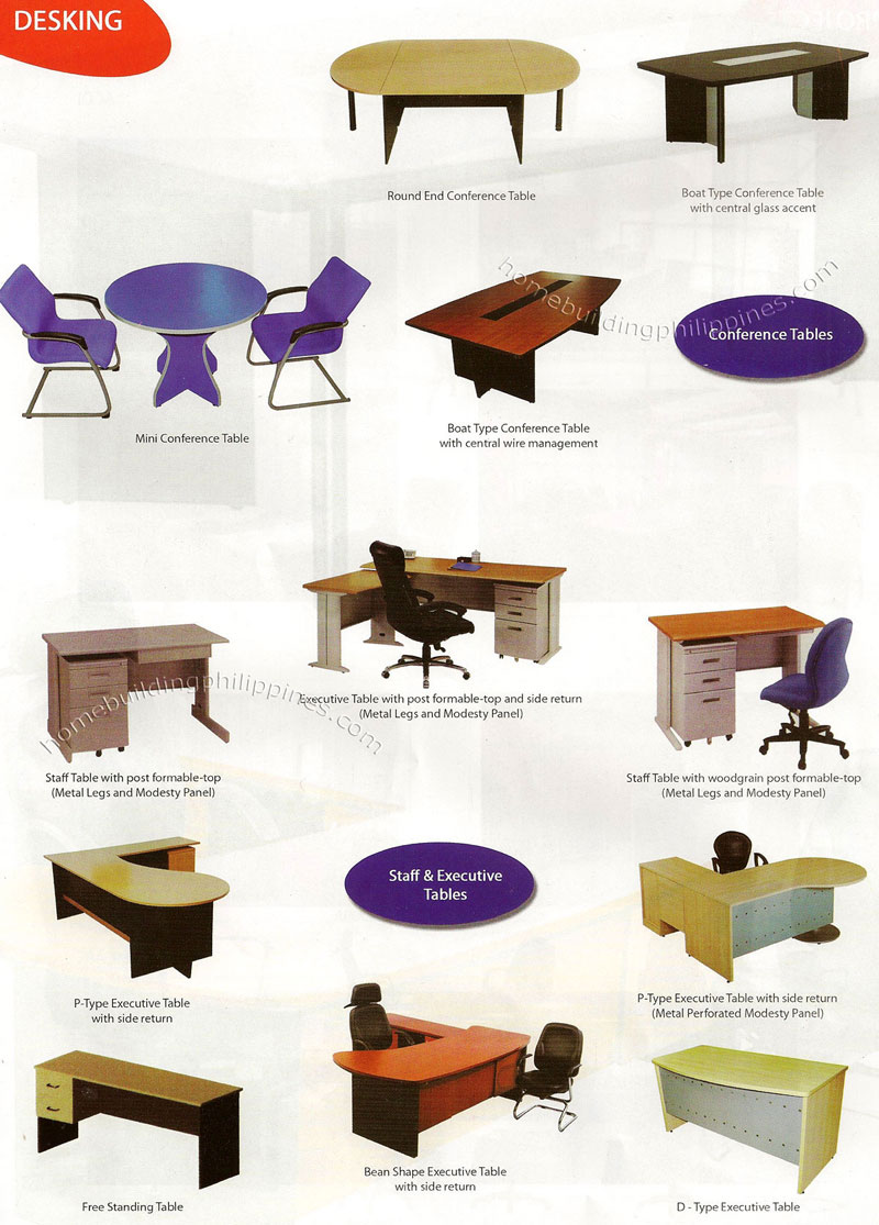 Office Desking: Conference Tables, Staff Tables, Executive Tables