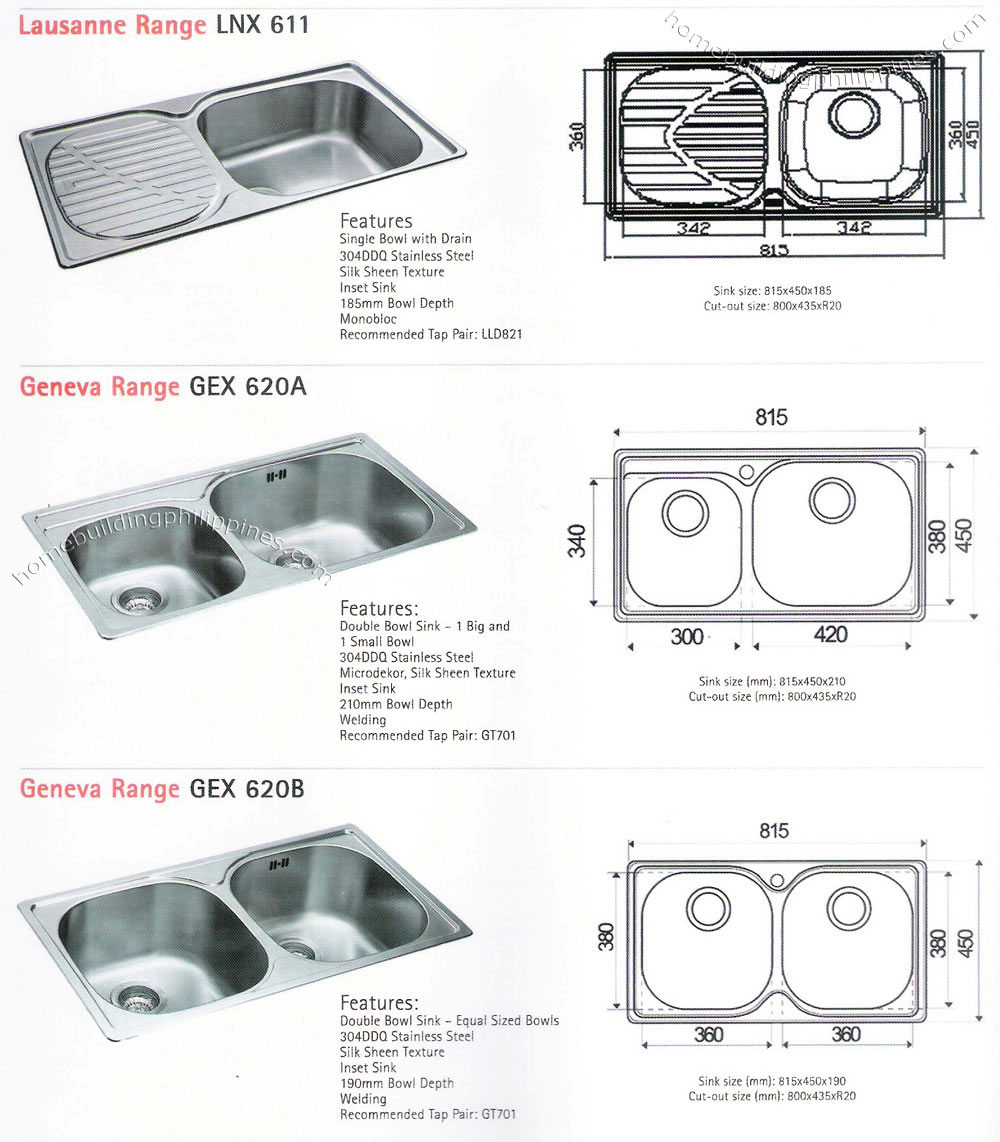 Stainless Steel Undermount Kitchen Sink Philippines