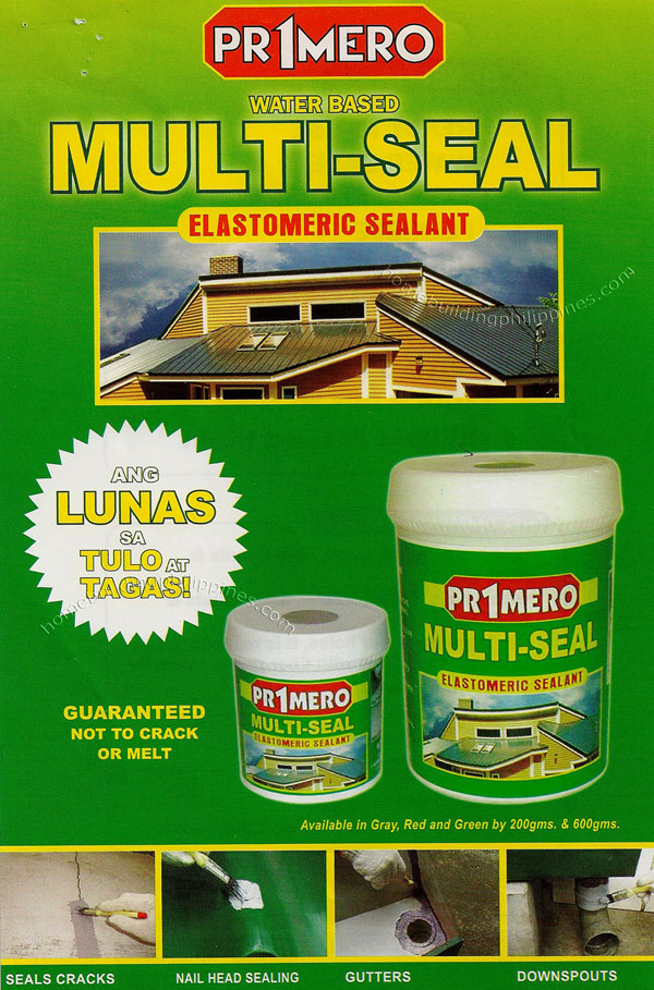 Primero Water Based Multi Seal Elastomeric Sealant Philippines