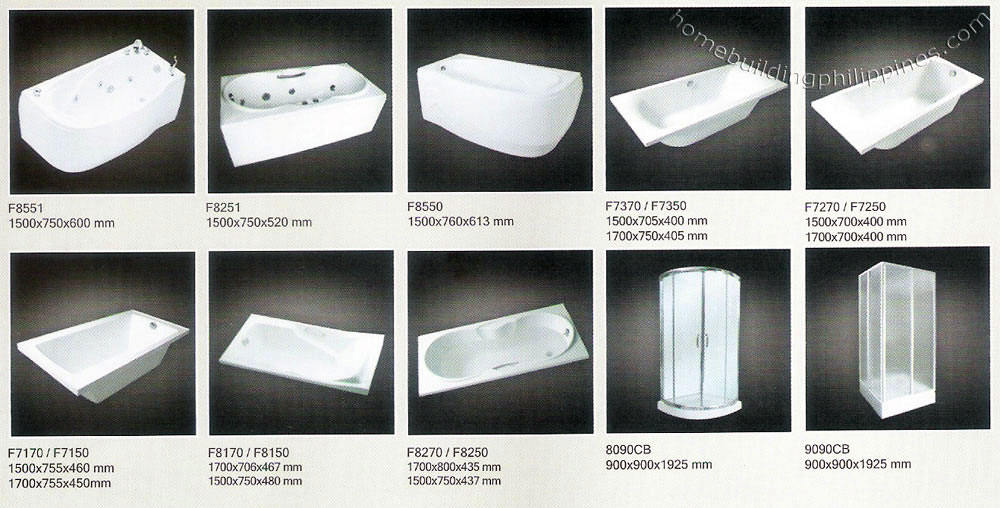 Bathtubs, Shower Enclosures