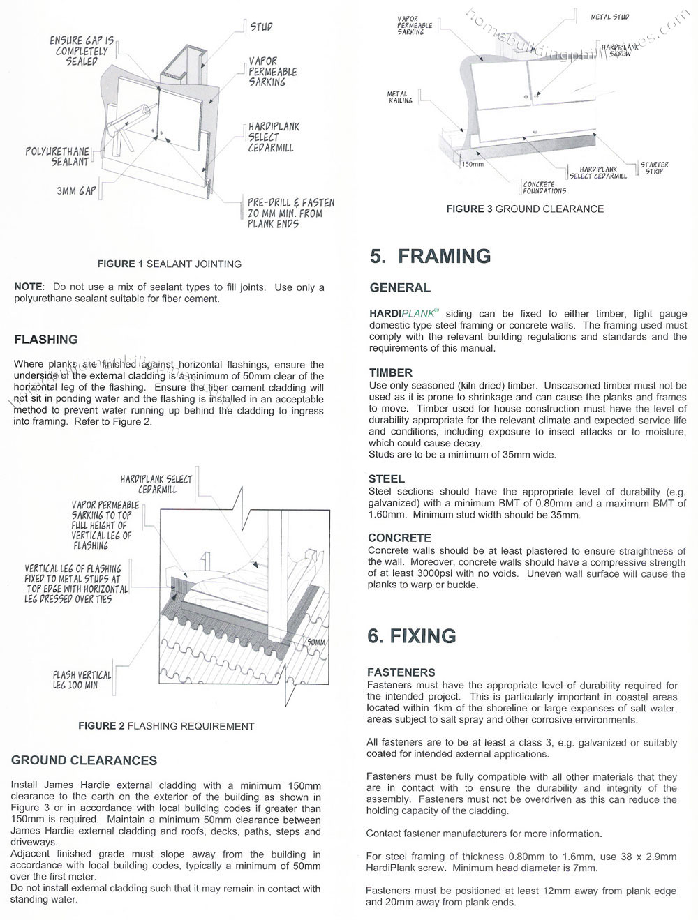 HardiePlank Durable Siding Board Installation Manual
