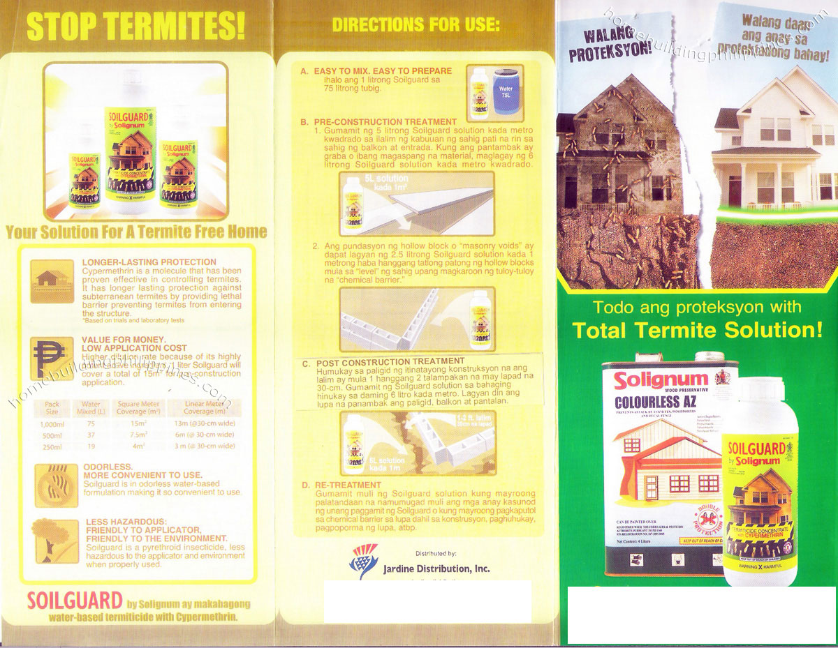 Wood Protection From Termite by Jardine Distribution Philippines