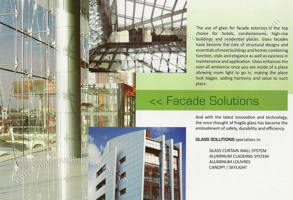 Glass Facade Exteriors Glass Curtain Wall Philippines