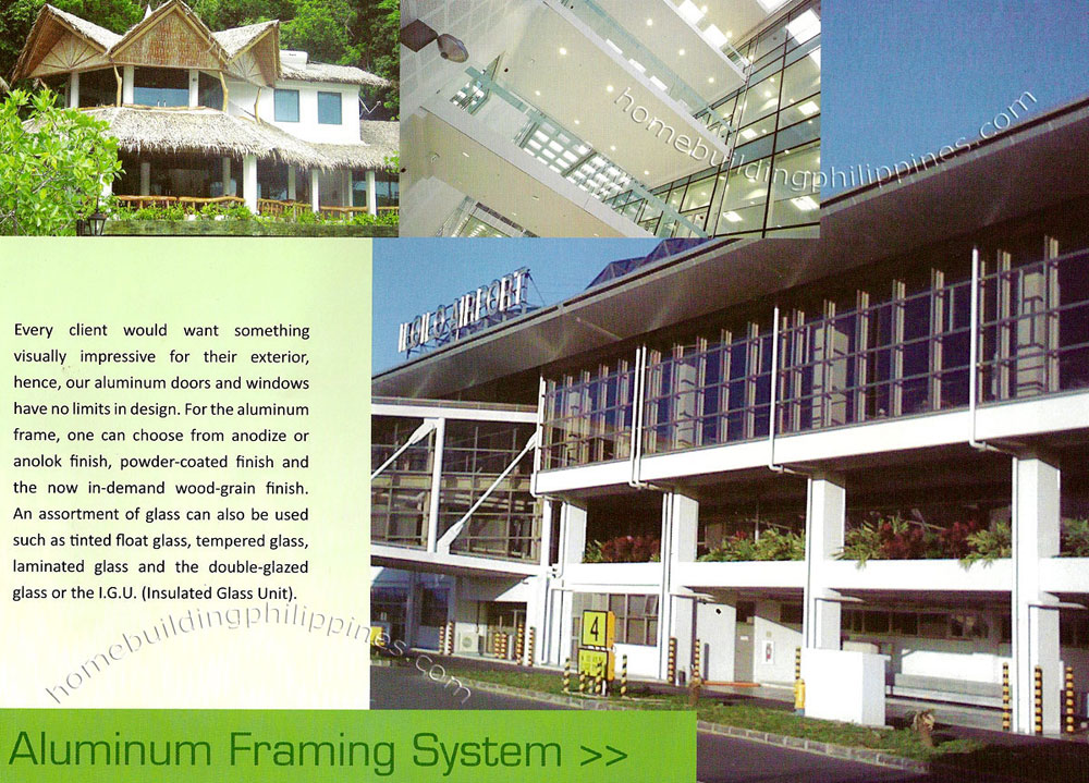 Aluminum and Glass Framing System