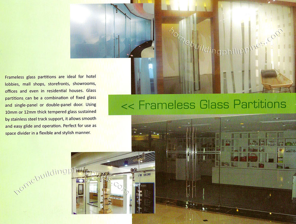 Frameless Glass Partitions