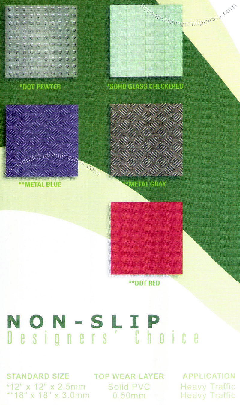 Non-slip Vinyl Tile