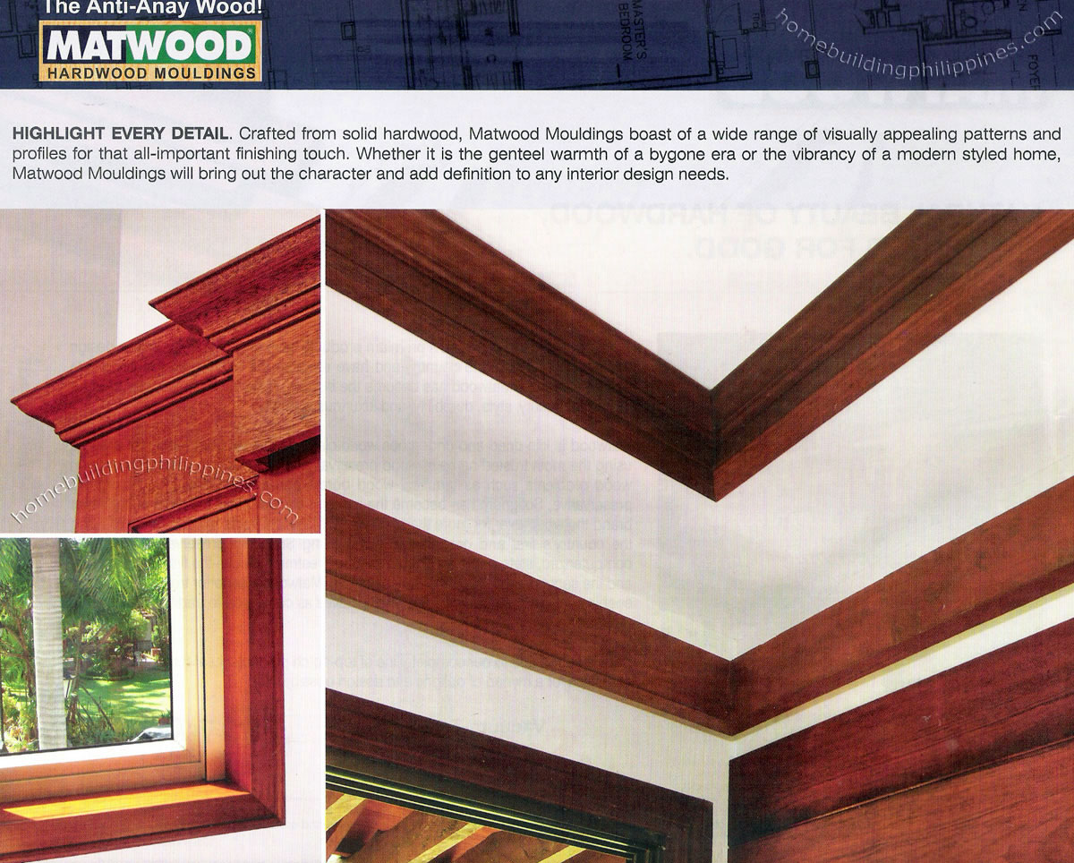 Solid Hardwood Anti Anay Architectural Mouldings Philippines