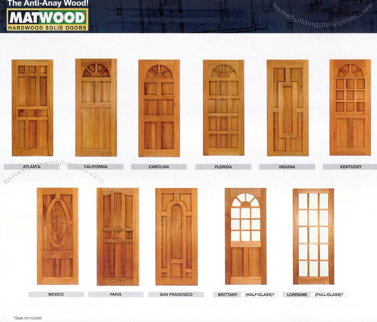 Solid Hardwood Doors; Wood Door Design Philippines