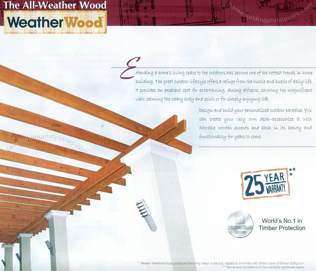 WeatherWood AllWeather Wood; Outdoor Wood Philippines