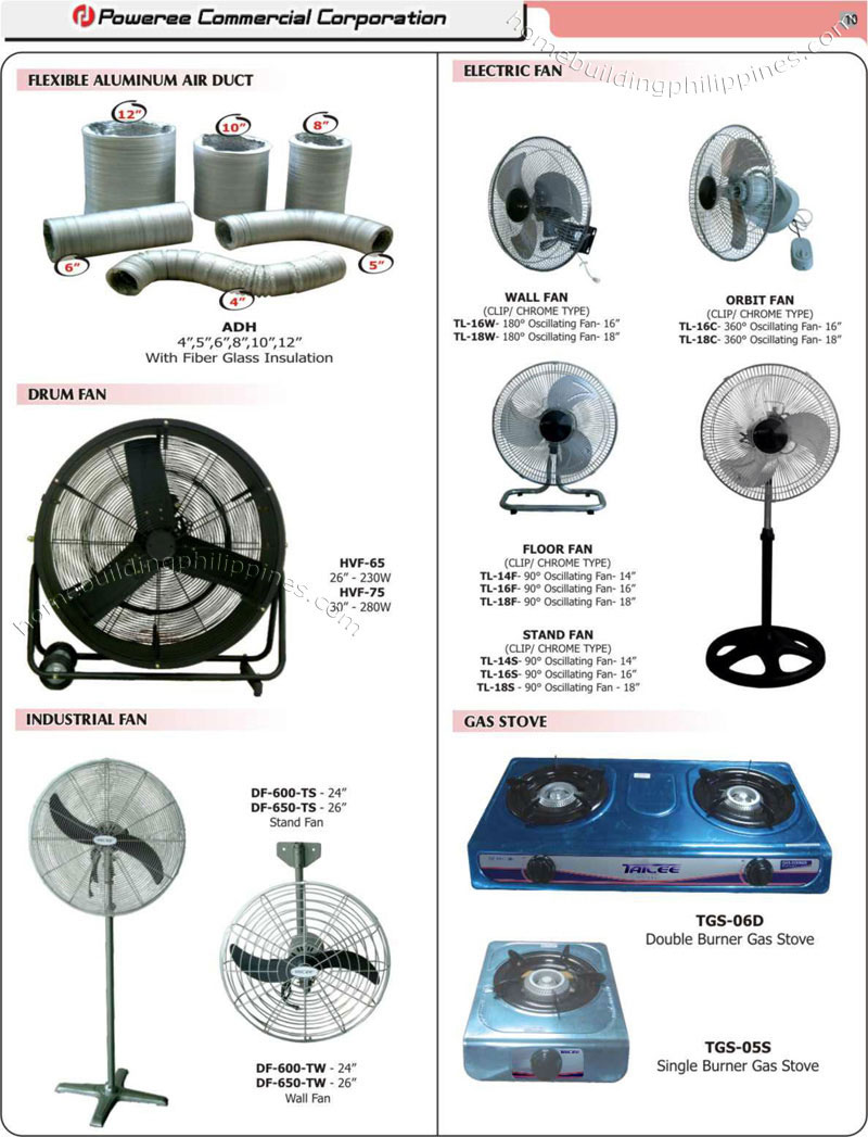 Aluminum Air Duct Industrial Fans Orbit Electric Fan Gas Stoves Air Duct Industrial Fans Gas Stoves
