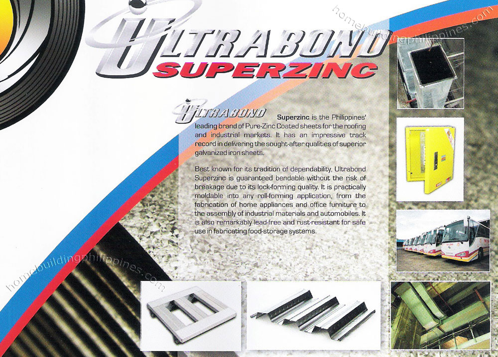 galvanized steel ultrabond superzinc bendable moldable lead free rust resistant