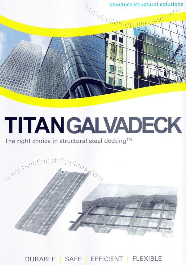 steeltech structural solution titan galvadeck steel decking durable safe efficient flexible