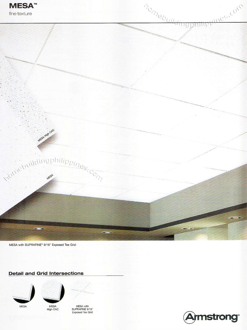 armstrong commercial ceiling mineral fiber mesa