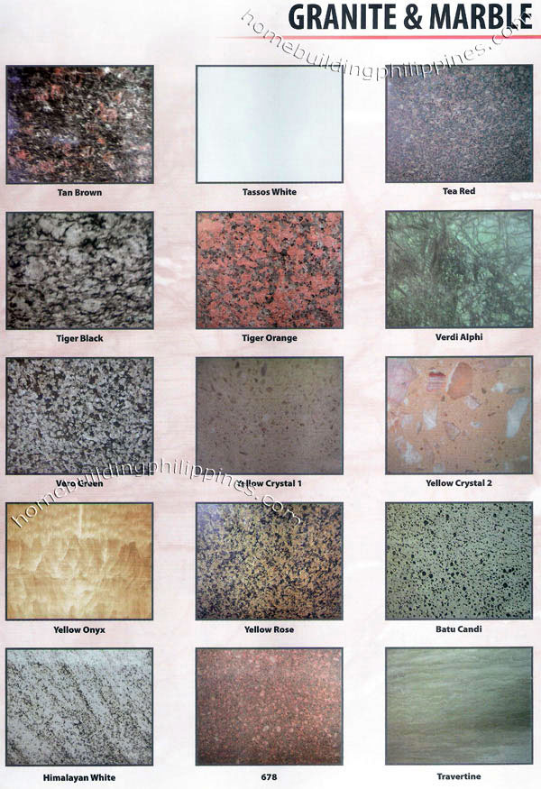 Install Contractor Granite Marble Tiles Blocks Philippines