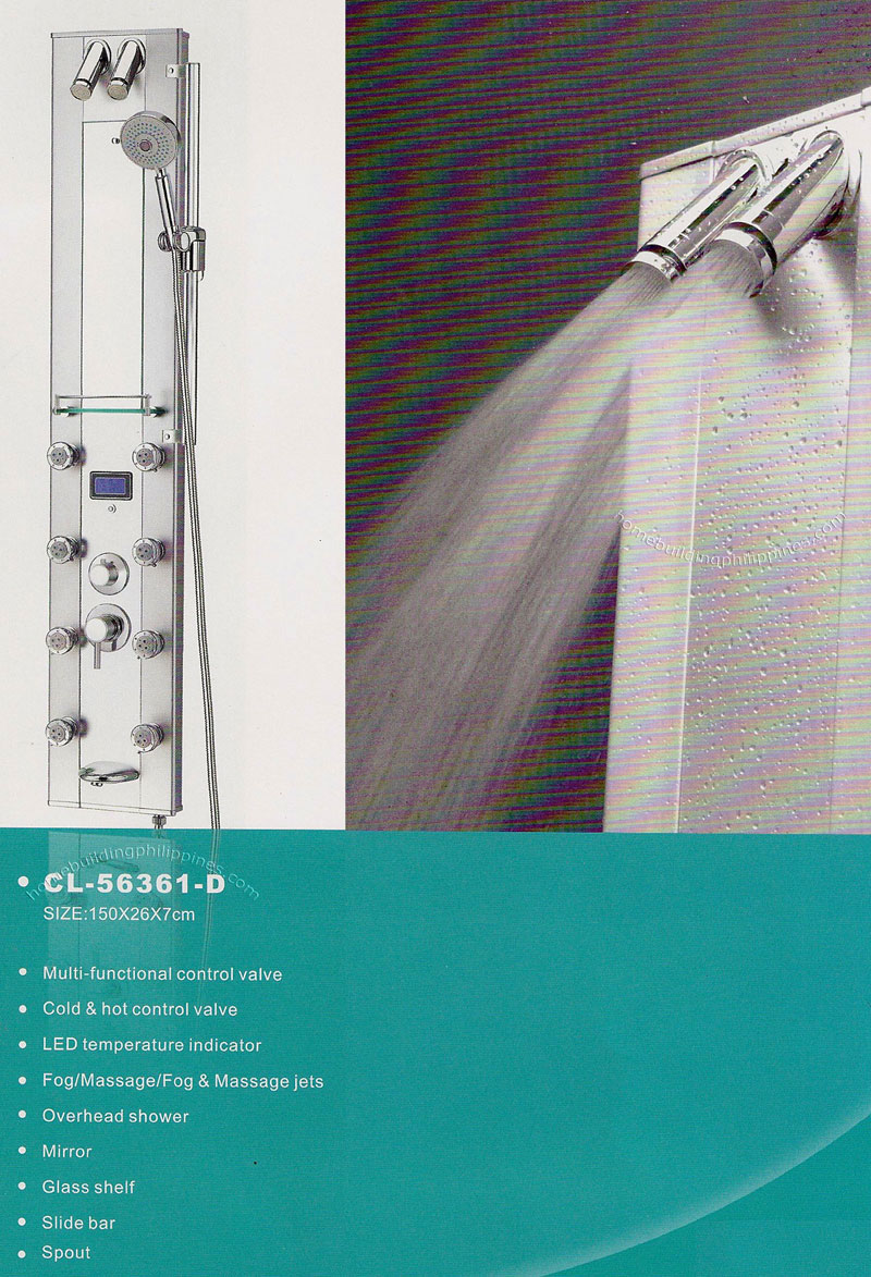 Cremona Aluminum Shower Panel