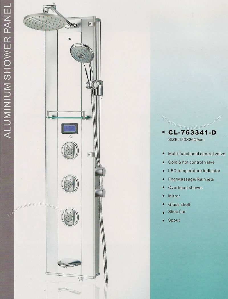 Cremona Aluminum Shower Panel