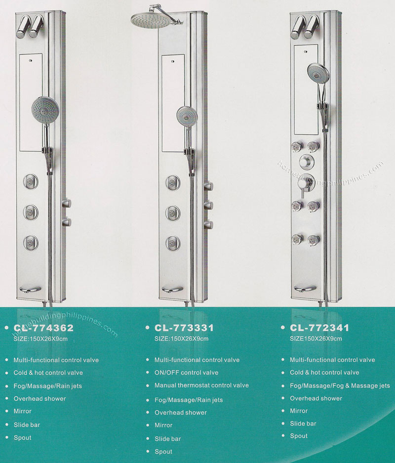 Cremona Aluminum Shower Panel