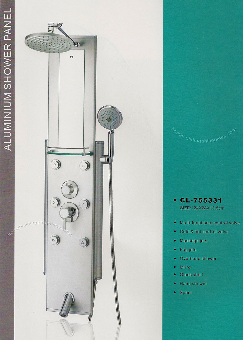 Cremona Aluminum Shower Panel