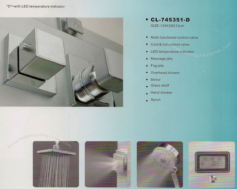 Cremona Aluminum Shower Panel