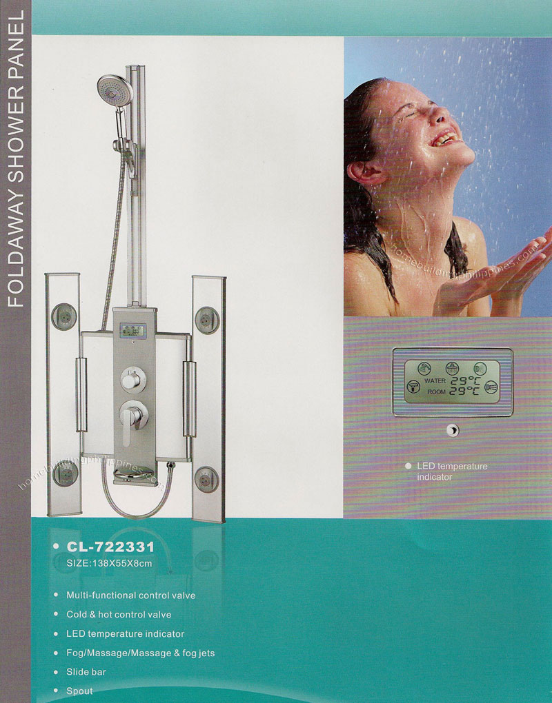 Cremona Foldaway Shower Panel