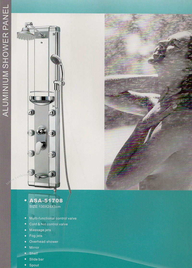 Cremona Aluminum Shower Panel