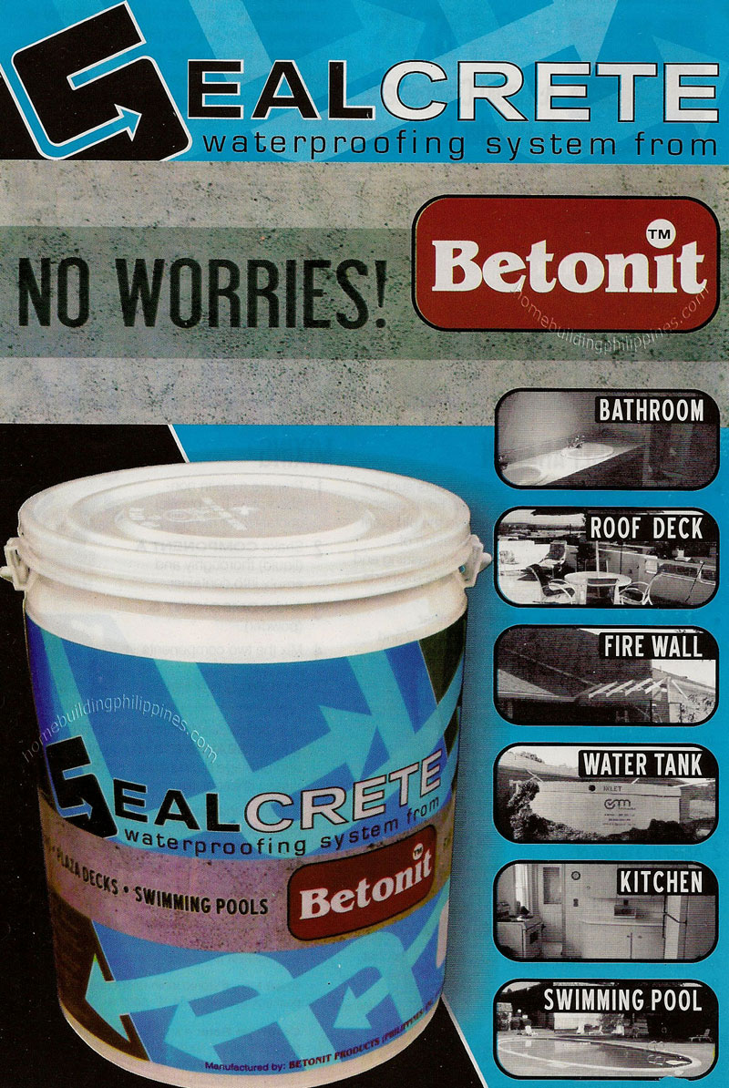 Betonit Sealcrete Waterproofing System