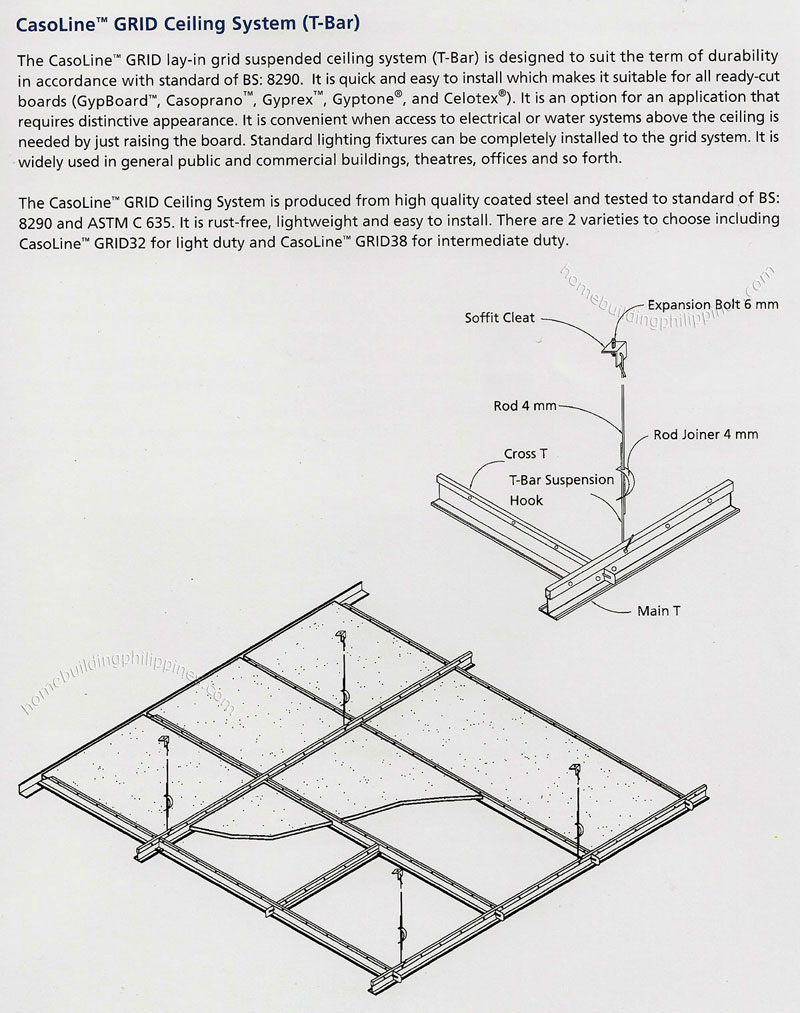 CasoLine GRID Ceiling System (T-Bar)