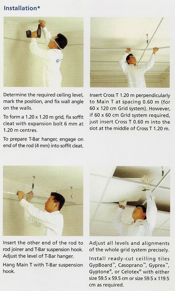 CasoLine GRID Ceiling System Installation