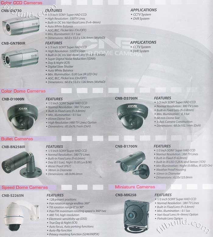surveillance cctv security ccd cameras